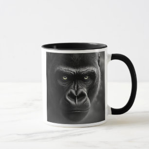 Starker Gorillablick mit intensiver Ausdrucksweise Tasse