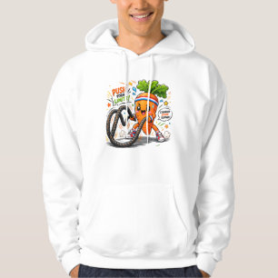 Starker Karotten-Battle-Ropes-Fitness-Motivations- Hoodie