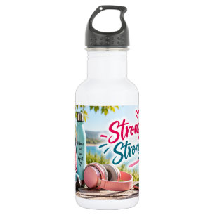 Starker Körper Starker Geist Fitness Edelstahlflasche