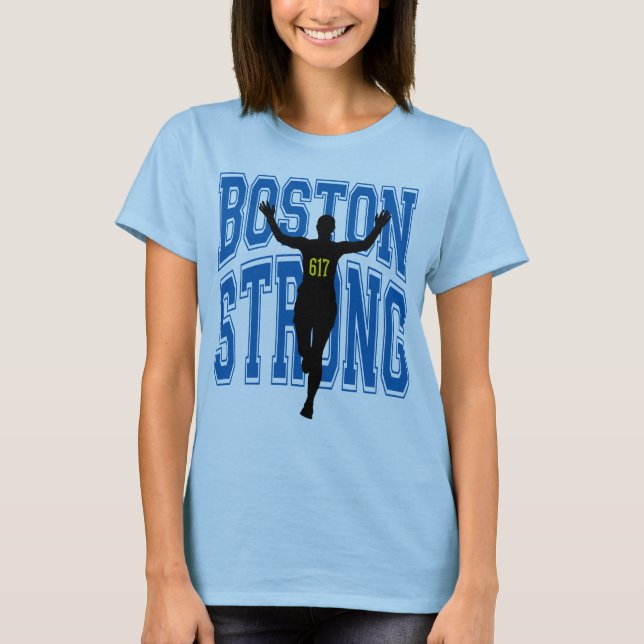 Starker Läufer Bostons T-Shirt (Vorderseite)
