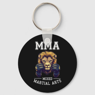 Starker Mixed Martial Arts Lion - Thai Boxing Cage Schlüsselanhänger