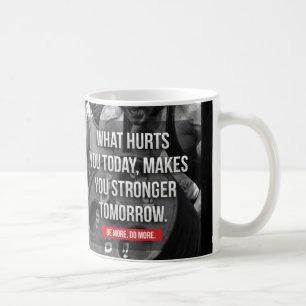 STÄRKER MORGEN - "Body Gebäude" Motivierend Kaffeetasse