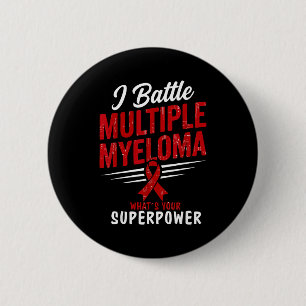 Starker Multiples-Myelom-Krebsbewusstseinskrieger Button
