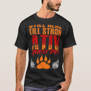 Starker nativer Iroquois-Indianerpriester amerikan T-Shirt