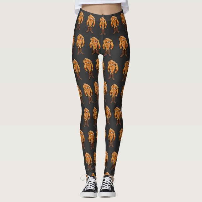 Starker Pie mit Stiefeln Leggings (Vorderseite)