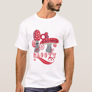 Starker Pilz-Charakter T-Shirt