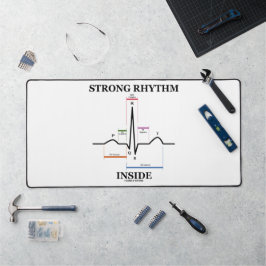 Starker Rhythmus innerhalb des Elektrokardiogramms Schreibtischunterlage