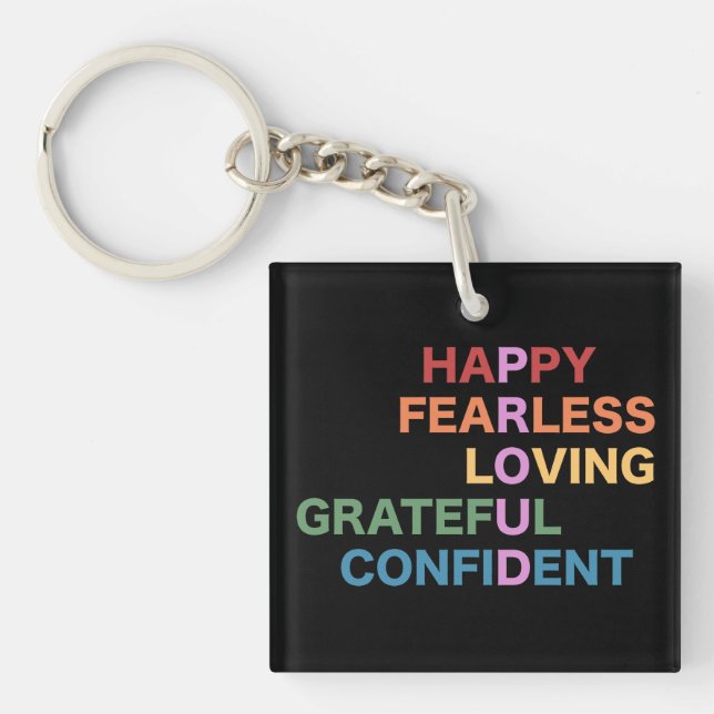 STARKER schwarzer Schlüsselanhänger (Vorderseite)
