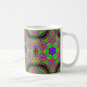 starker Sechspunkt blaue Sterne Kaffeetasse