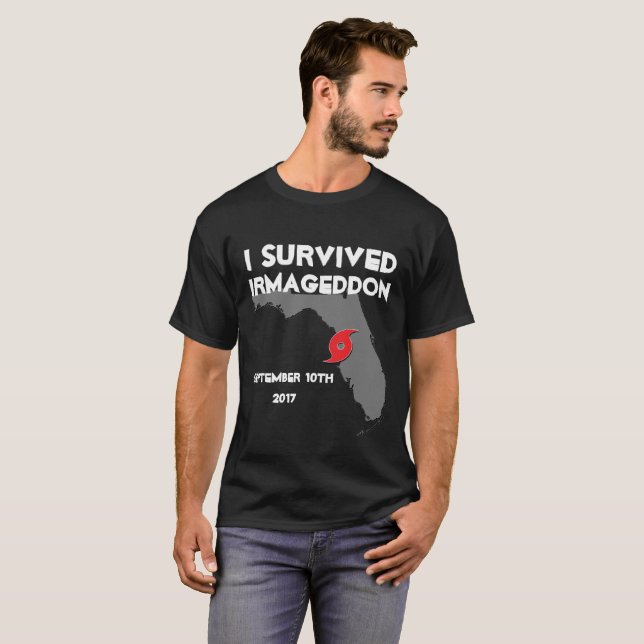 Starker T - Shirt Hurrikan-Irma Florida (Vorne ganz)
