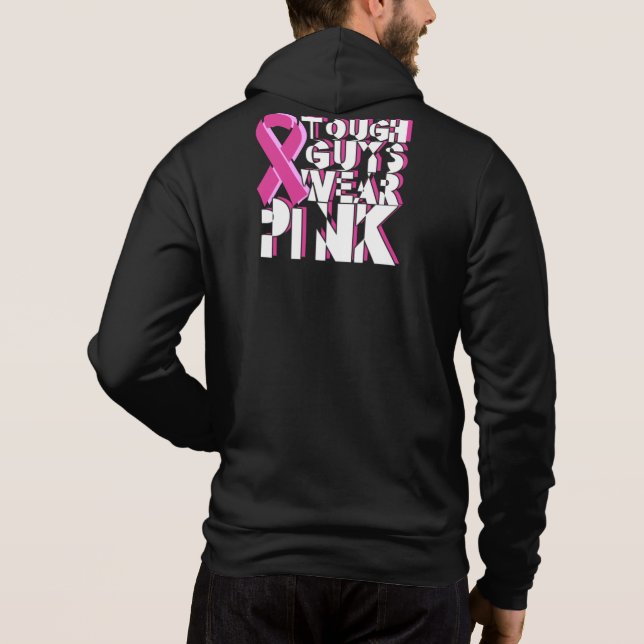 Starker Typ-Brustkrebs-BewusstseinHoodie Hoodie (Rückseite)