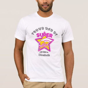 STARKER VATER von Super Grad rosa bearbeitbarem Te T-Shirt