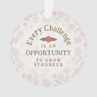 "Stärker werden"-Affirmation Ornament