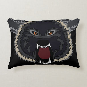 Starker Wolf Dekokissen
