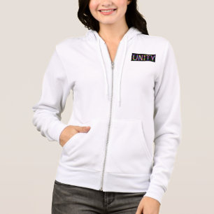 Stärker Zusammen Einheit Florale Typografie Insp Hoodie