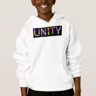 Stärker Zusammen   Einheit Florale Typografie Insp Hoodie