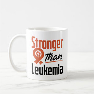 Stärkere als Leukämie Überlebender des Blutkrebses Kaffeetasse
