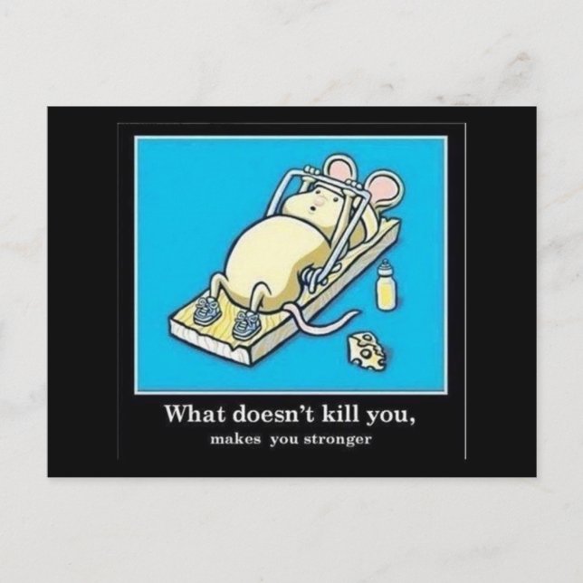 Stärkere Postkarte (Vorderseite)