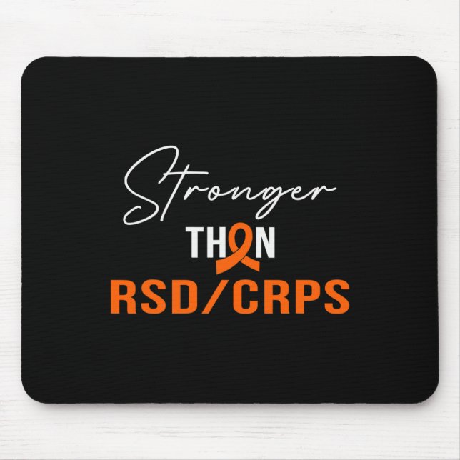 Stärkere Rsd Crps Warrior Rsd Crps Bewusstsein Mousepad (Vorne)