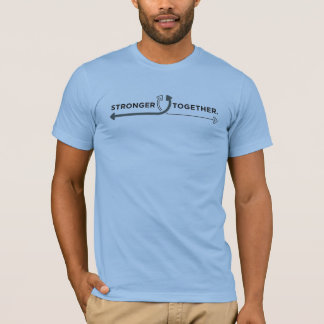 Stärkere Zusammenhänge" Verriegeln von Pfeilen T-Shirt