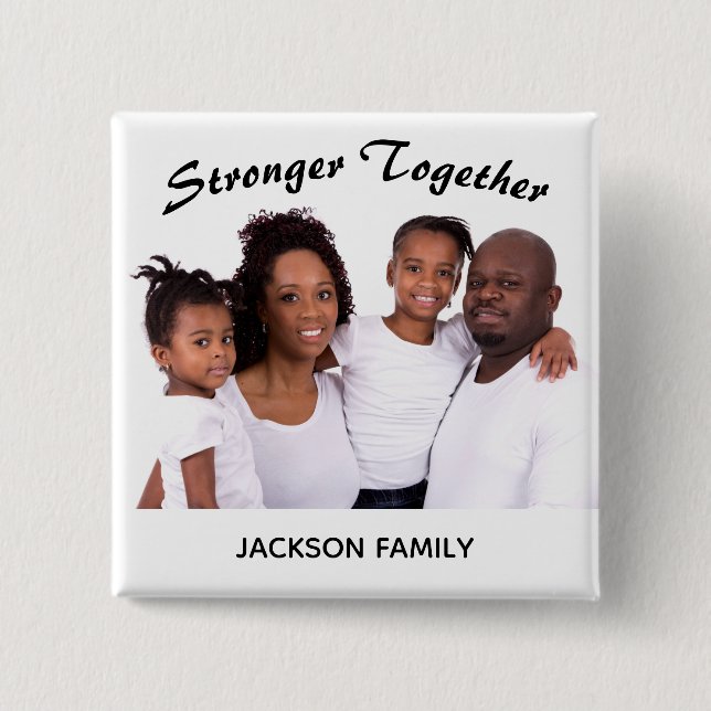 Stärkeres Foto für Familien Button (Vorderseite)
