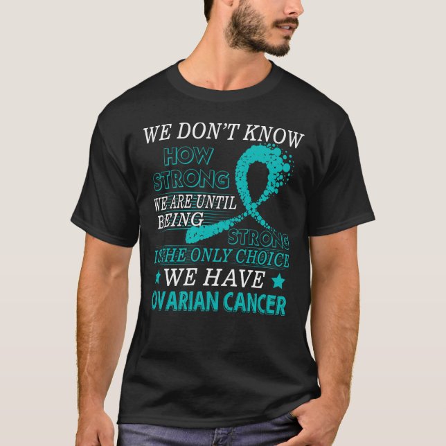 Starkes aquamarines Bewusstseinsband T-Shirt (Vorderseite)