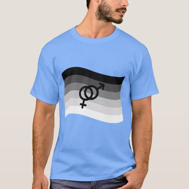 STARKES FLAGWELLEN MIT SYMBOL T-Shirt (Vorderseite)