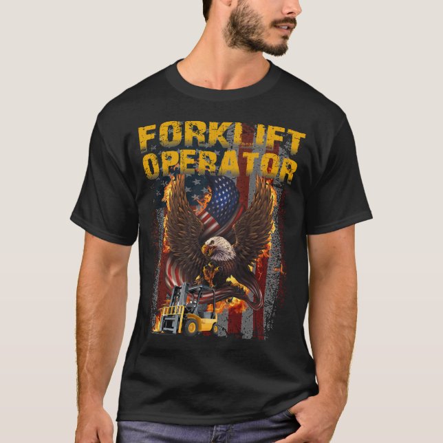 Starkes Gabelstaplerpult T-Shirt (Vorderseite)