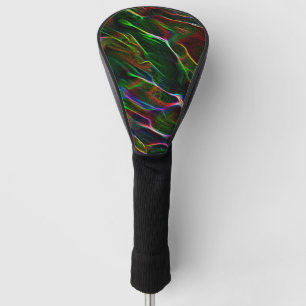 Starkes Gewirr farbiger Linien Golf Headcover