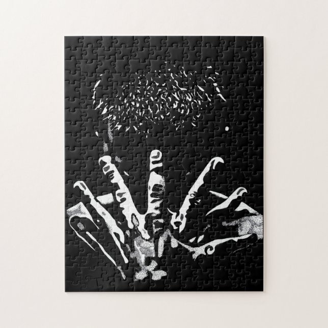 Starkes Handpuzzlespiel (Vertikal)