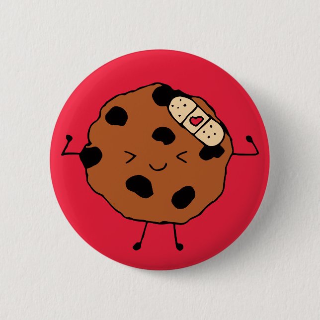 Starkes Keks Hoffnung Sie fühlen sich besser lusti Button (Vorderseite)