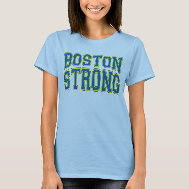 Starkes Kleid Bostons T-Shirt (Vorderseite)