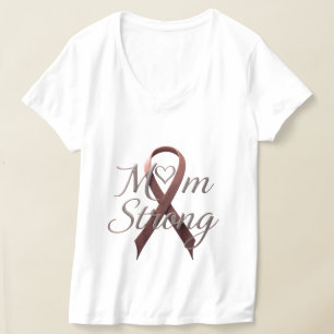 Starkes Krebsbewusstseinsshirt für Mütter – Starke T-Shirt