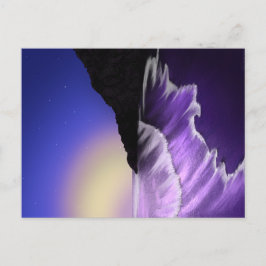 Starkes Meer und Sternenhimmel Postkarte