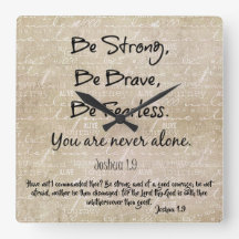 Starkes, mutiges, furchtloses Zitat mit dem Bibelv