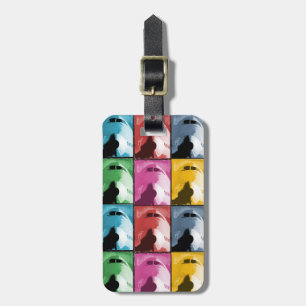 Starkes Retro riesiges Passagierflugzeug Gepäckanhänger