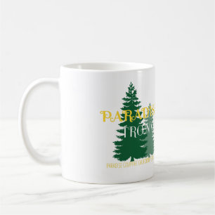 starkes Vintages Paradieslagerfeuer-Kaliforniens Kaffeetasse