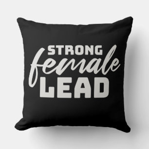 Starkes weibliches Führungs-Feminismus-Empowerment Kissen