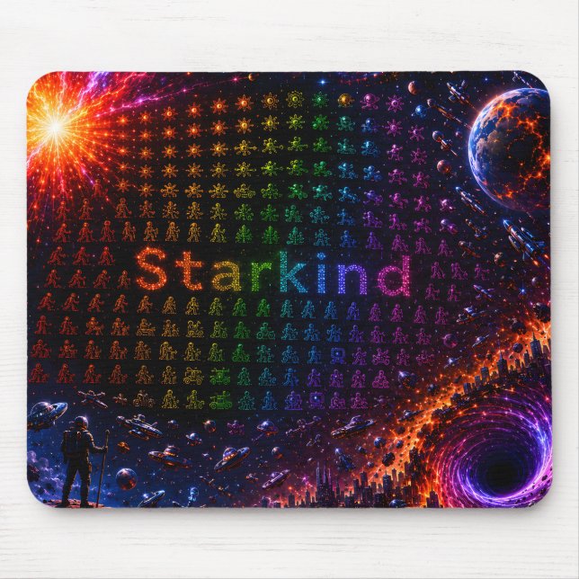 Starkind – Kosmische Evolution des Lebens Mousepad (Vorne)
