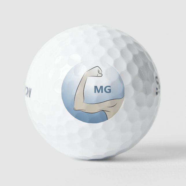 STÄRKSTER MANN DEN ICH KENNE GOLFBALL (Vorderseite)