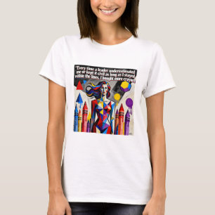Stärkung der Arbeitsmotivation Frauen zur Resilien T-Shirt