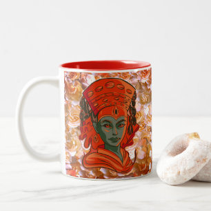 Stärkung der Göttin Kunst Spirituelle Weiblichkeit Zweifarbige Tasse