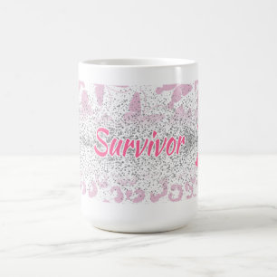 Stärkung des Pink Ribbon Designs Kaffeetasse