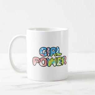 Stärkung des Powers von Mädchen Kaffeetasse