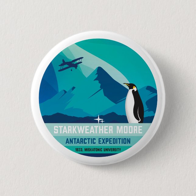 Starkweather-Moore Antarktis Expedition Button (Vorderseite)