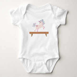 Starla the Magical Gymnastics Unicorn Baby Strampler
