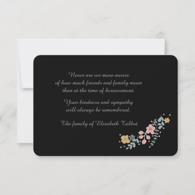 Starless Bereavement Cards (3,5 x 5) Karte (Vorderseite)