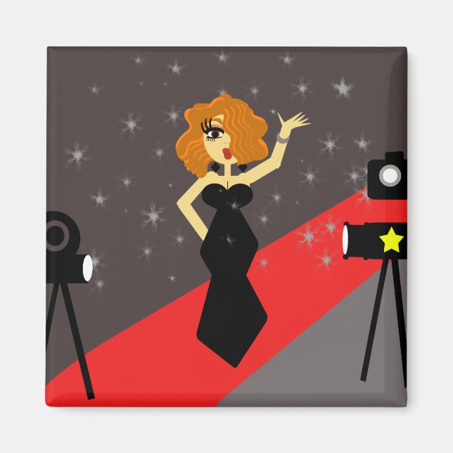 Starlet Hollywood Diva Magnet (Devant)