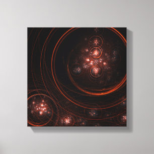 Starlight Abstrakt Art Black und White Leinwanddruck