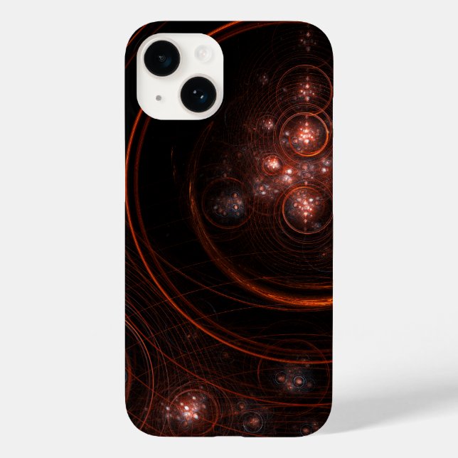 Starlight Abstrakt Art Case-Mate iPhone 14 Hülle (Rückseite)
